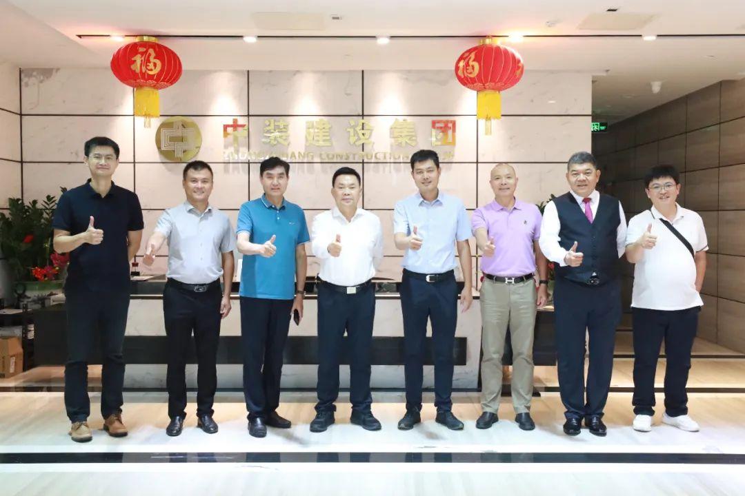 垣曲縣縣委常委、副縣長張帆一行蒞臨中裝建設考察交流